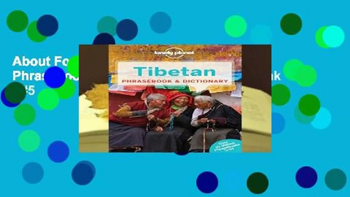 About For Books  Lonely Planet Tibetan Phrasebook   Dictionary  Best Sellers Rank : #5