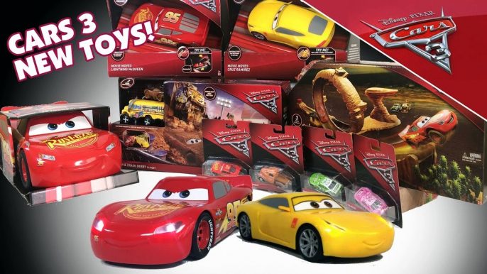 CARS 3 Disney Pixar Movie New TOYS Haul 2017 Lightning McQueen Cruz Ramirez Jackson Storm Keith's
