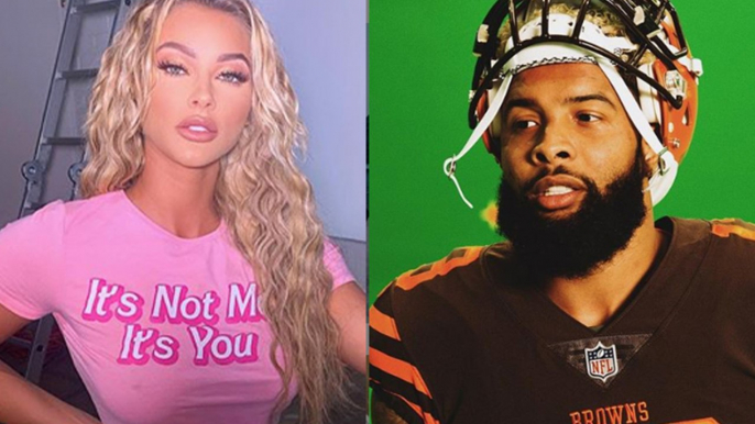 Odell Beckham Jr TROLLS Ugly Woman In The Comments Hating On His Smokeshow Girlfriend!