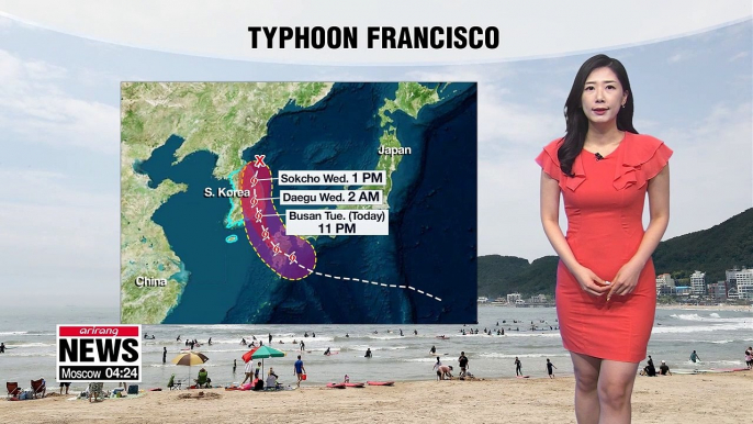 Typhoon Francisco on its way, heat alerts remain in effect 080619