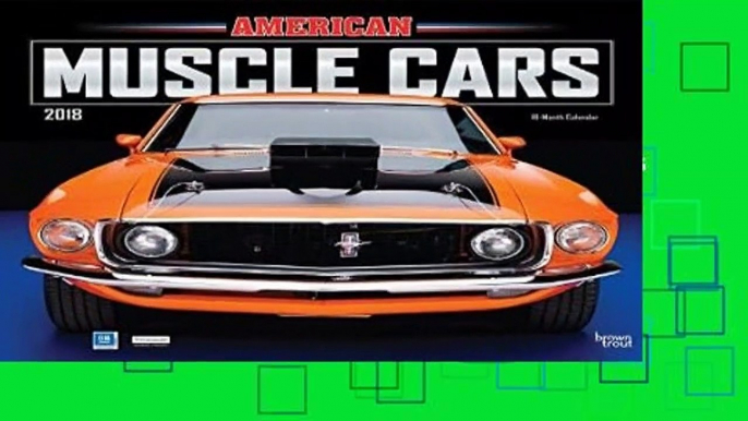 Best product  American Muscle Cars 2018 Deluxe Wall Calendar - BrownTrout Publishers