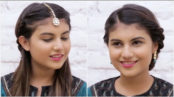 Indian Festive Hairstyles Tutorial | Hairstyles For Garba Night - POPxo