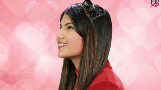 Valentine's Day Hairstyles | How To Make Heart Shaped Braid - POPxo