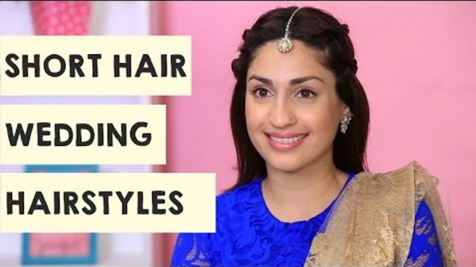 2 Wedding Hairstyles For Short Hair | Short Hair Hairstyles - POPxo