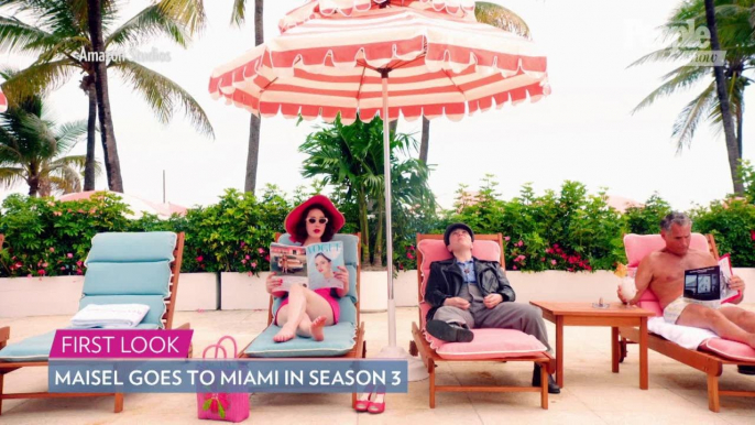 'Marvelous Mrs. Maisel' Heads to Miami! See Rachel Brosnahan & Alex Borstein Poolside in Season 3