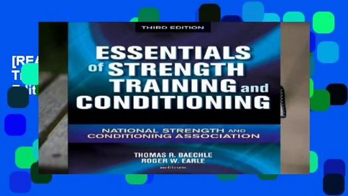 [READ] Essentials of Strength Training and Conditioning 3rd Edition