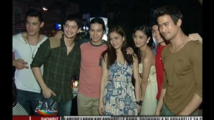 Kapamilya stars attend Sam Milby's send-off party