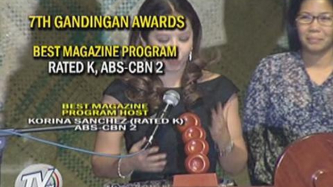 ABS-CBN reaps honors at Gandingan