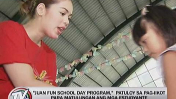 Coco Martin visits his former elementary school