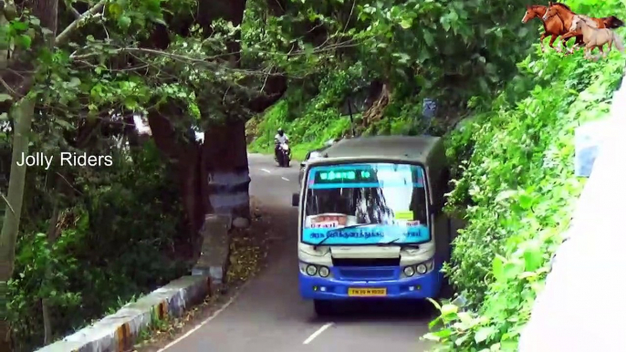 INNOVA Overtaking On Blind Spot Sudden Shocks || TNSTC Bus Driver Got Anger In Hairpin Bend