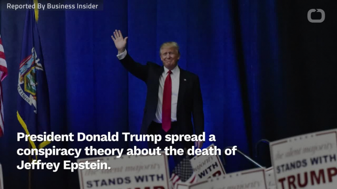 Trump Retweets Conspiracy Theory On Jeffrey Epstein's Death
