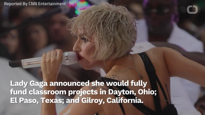 Lady Gaga Announces Plan To Fund Classrooms Dealing With Mass Shootings