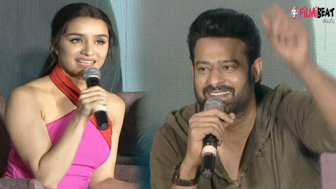 Prabhas & Shraddha Kapoor's Speech At Saaho Press Meet || Filmibeat Telugu