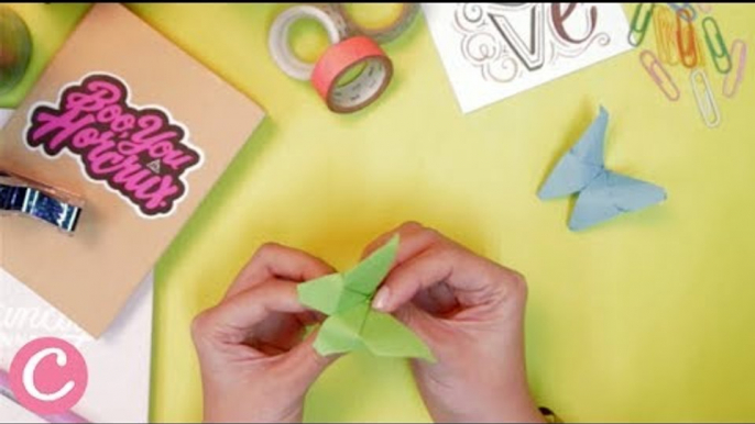 Here's an Origami Tutorial for a Fluttering Butterfly