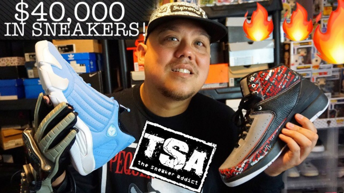 Dj Delz The Sneaker Addict $40,000.00  Sneaker Collection