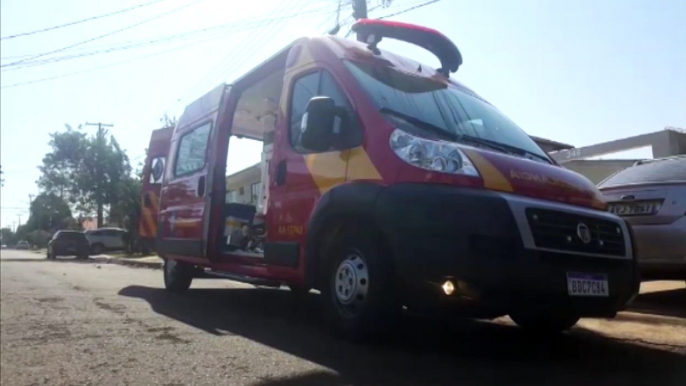 Idoso sofre queda de escada e é socorrido no Bairro Neva