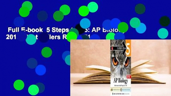 Full E-book  5 Steps to a 5: AP Biology 2018  Best Sellers Rank : #1