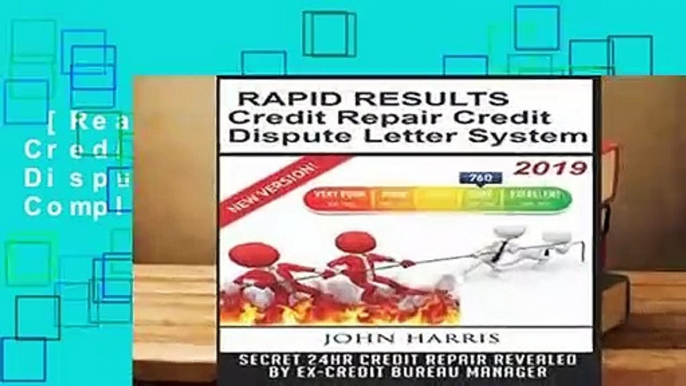 [Read] RAPID RESULTS Credit Repair Credit Dispute Letter System Complete