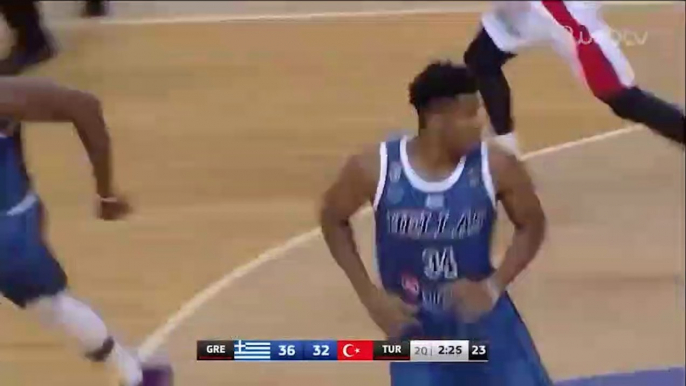 Giannis Antetokounmpo Tallies 16 Pts, 10 Rebs, 5 Asts - Greece 84-70 Turkey 17.08.2019