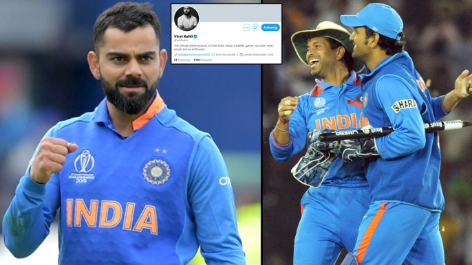 Virat Kohli Ahead Of Sachin Tendulkar, MS Dhoni On Social Media || Oneindia Telugu