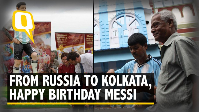 Messi’s 31st Birthday Celebrated With Fanfare in Russia and India