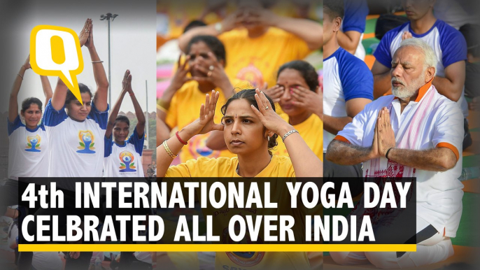 4th International Yoga Day Celebrated With Fervor All Over India