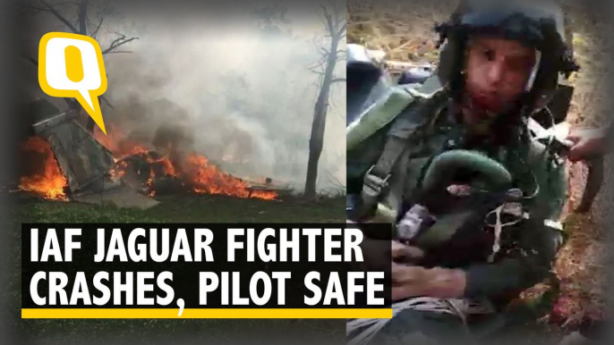 IAF Jaguar Fighter Crashes in UP’s Kushinagar; Pilot Ejects Safely