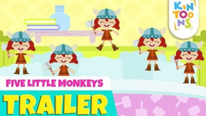 Five Little Monkeys - Official Trailer | Releasing 25th February | Nursery Rhymes | KinToons