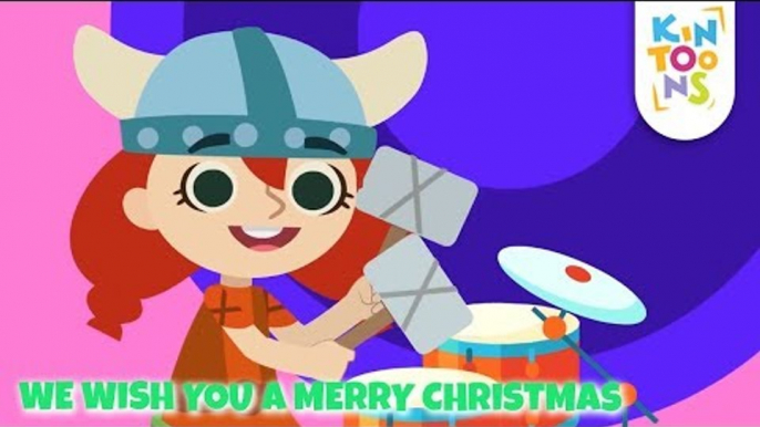 Christmas Songs - We Wish You A Merry Christmas | Nursery Rhymes For Kids | KinToons