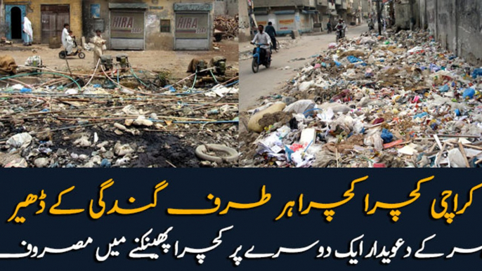 Cleanliness issues: Claimants of Karachi busy in blaming each other