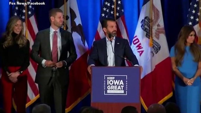 Jewish Protester Removed From Donald Trump Jr. Iowa Speech After Shouting: 'More Jews Are Being Gunned Down Every Year'