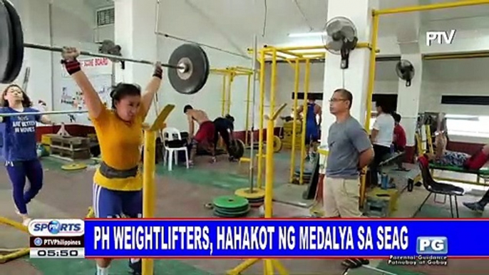 PH weightlifters, hahakot ng medalya sa SEAG