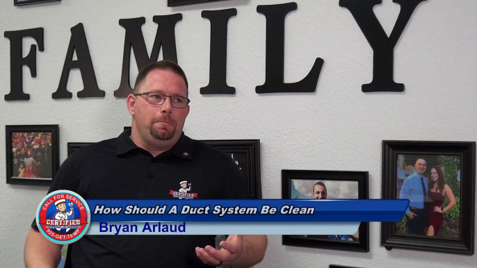 Q4 How Should A Duct System Be Clean