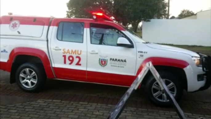 Samu atende casal de idosos no Bairro XIV de Novembro