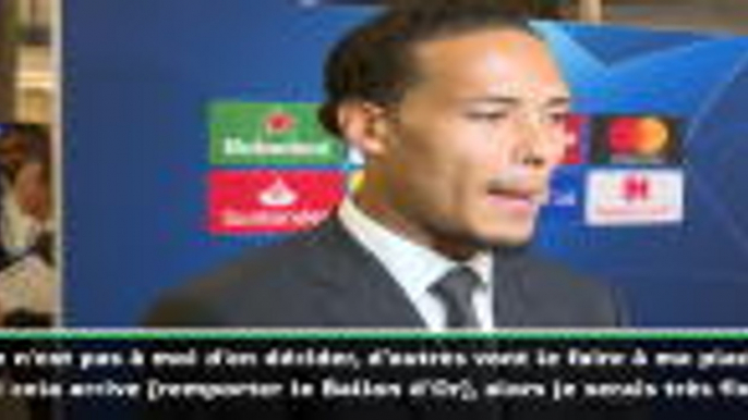 Liverpool - van Dijk serait "très fier" de remporter le Ballon d'Or