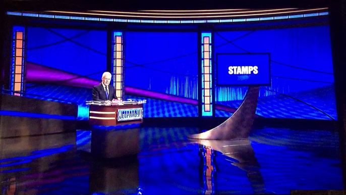 Jeopardy! Stamps on Final Jeopardy with James Holzhauer 8th Appearance (4/16/19)