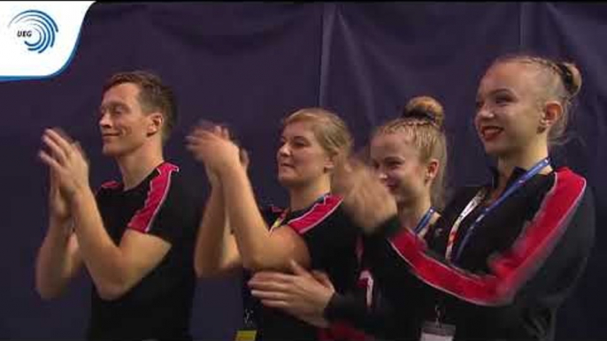 Denmark - 2016 TeamGym European silver medallists, junior women's team