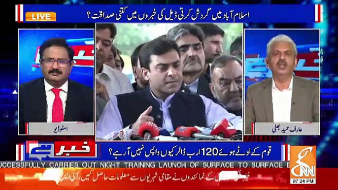 Nawaz Sharif Aur Maryam Nawaz Khud Direct Deal Karna Chahrahay Hain Wo Kahrahi Hain..-Arif Hameed Bhatti