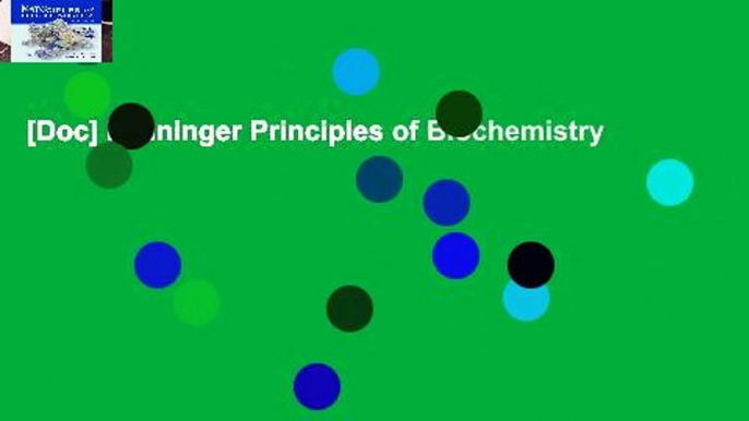 [Doc] Lehninger Principles of Biochemistry