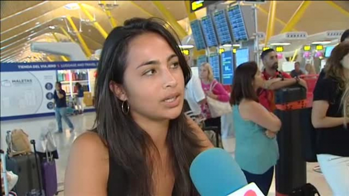 Más de ochenta vuelos cancelados hoy en los aeropuertos de Barcelona y Madrid