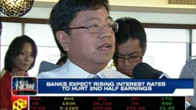 Rising interest rates may hurt banks' 2nd half profits