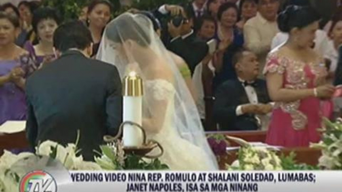 Napoles a 'ninang' at Shalani-Romulo wedding