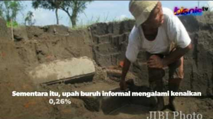 Upah Buruh dan Petani Naik, Upah Riilnya Kompak Turun