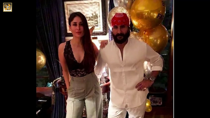 Kareena Kapoor Celebrates Saif Ali Khan BIRTHDAY _ Sara Ali Khan _ Karisma Kapoor