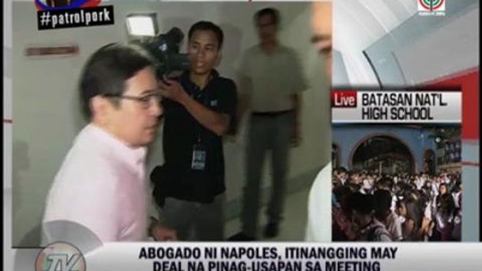 Napoles, Luy camps hold 'confidential meeting'