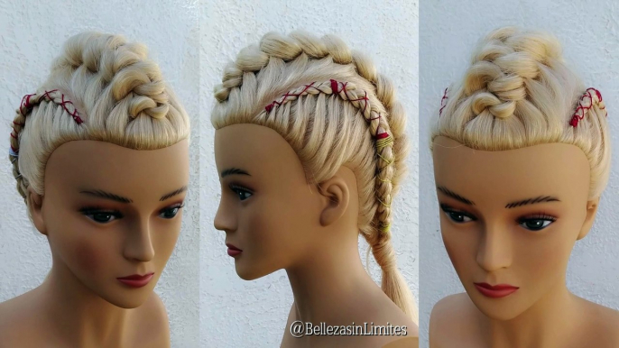 Peinado Rockero | Rock Hairstyles | Mohawk  by Belleza sin Limites