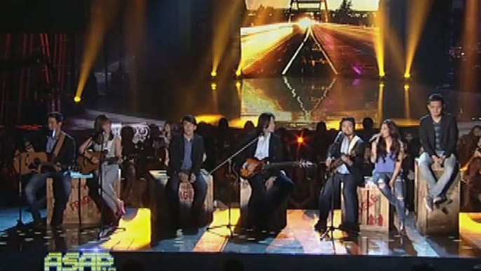 Acoustic jamming on ASAP stage with Side A's frontman Joey Generoso