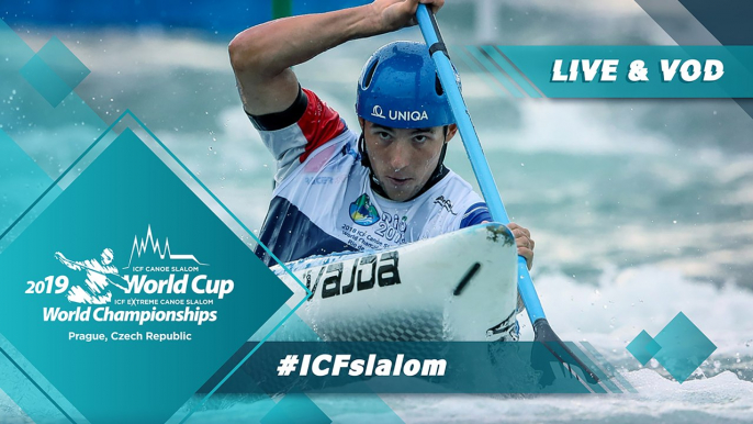 2019 ICF Canoe Slalom World Cup 5 Prague Czech Republic / Semis – C1m, K1w