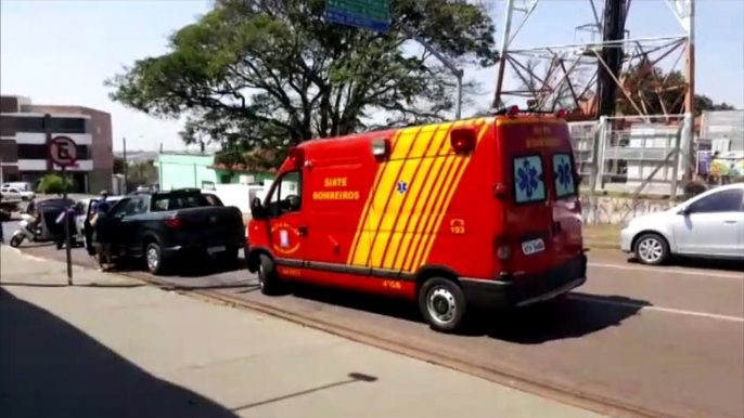 Colisão entre veículos deixa uma pessoa ferida na Rua Minas Gerais