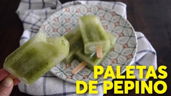 Paletas de pepino | #Chilantojos